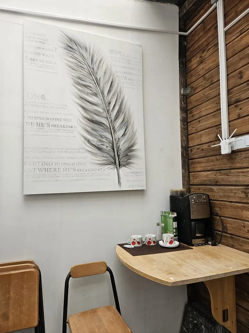 Coffee corner in the entrance area
