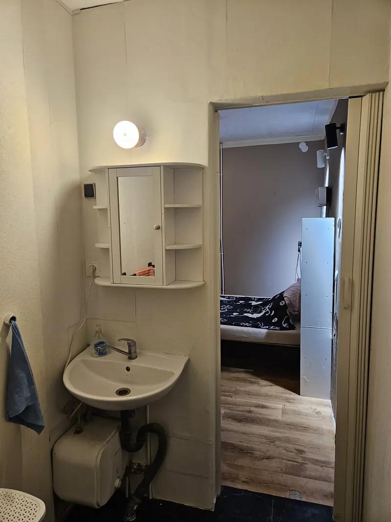 Private bathroom, opening off the room